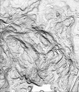 Height slope - the darker, the steeper the terrain is