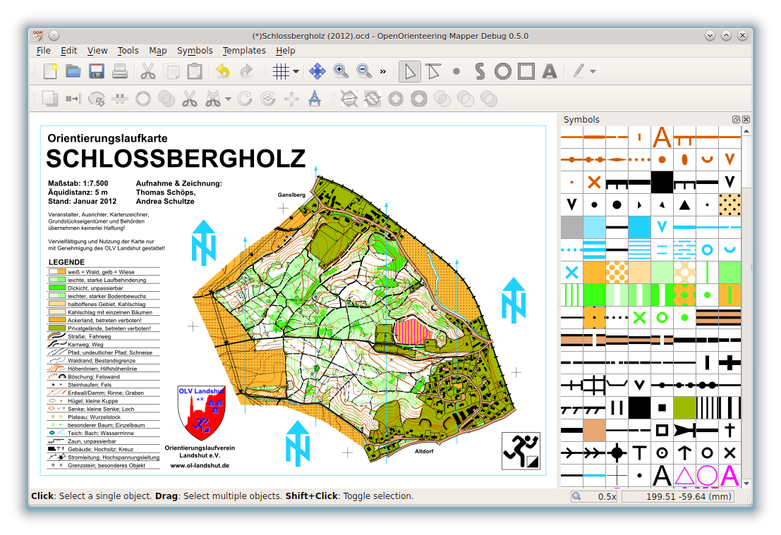 Mapper  OpenOrienteering In Orienteering Control Card Template